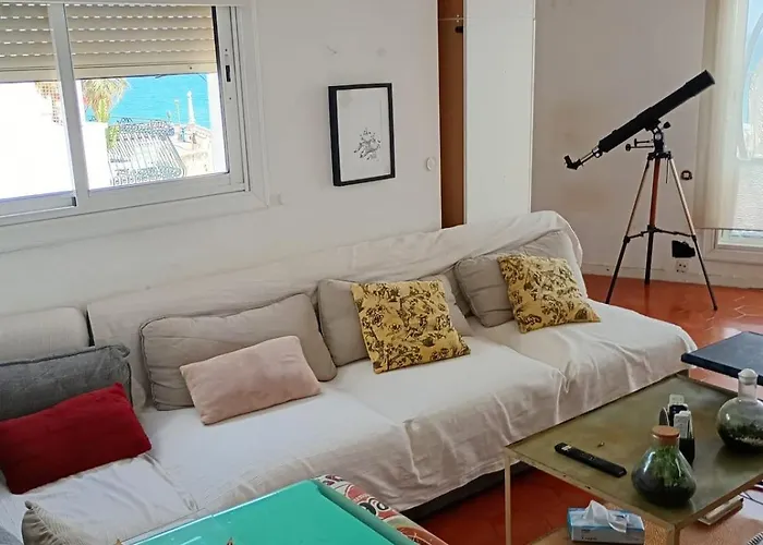 Frente Al Mar Con Terraza - شقة سيدجيس